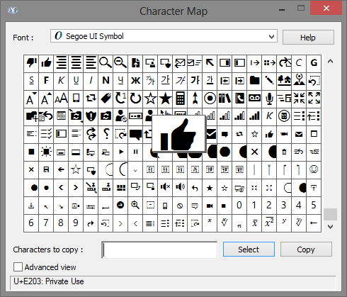 CharacterMap